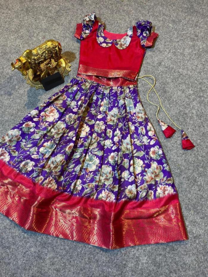 YNF COTTON  REF  Lightweight WHOLESALE KIDS LEHENGA MANUFACTURER