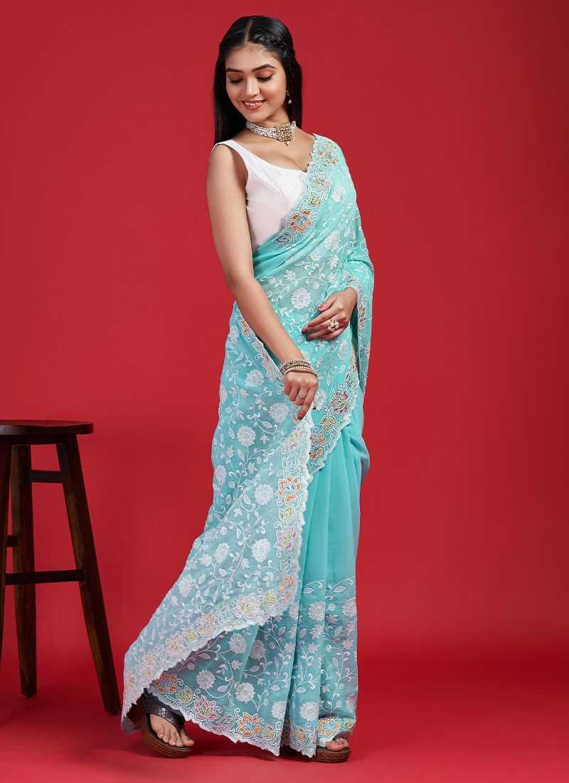 YNF GEORGETTE SAREES  RRS 151 WHOLESALE SAREE MANUFACTURER