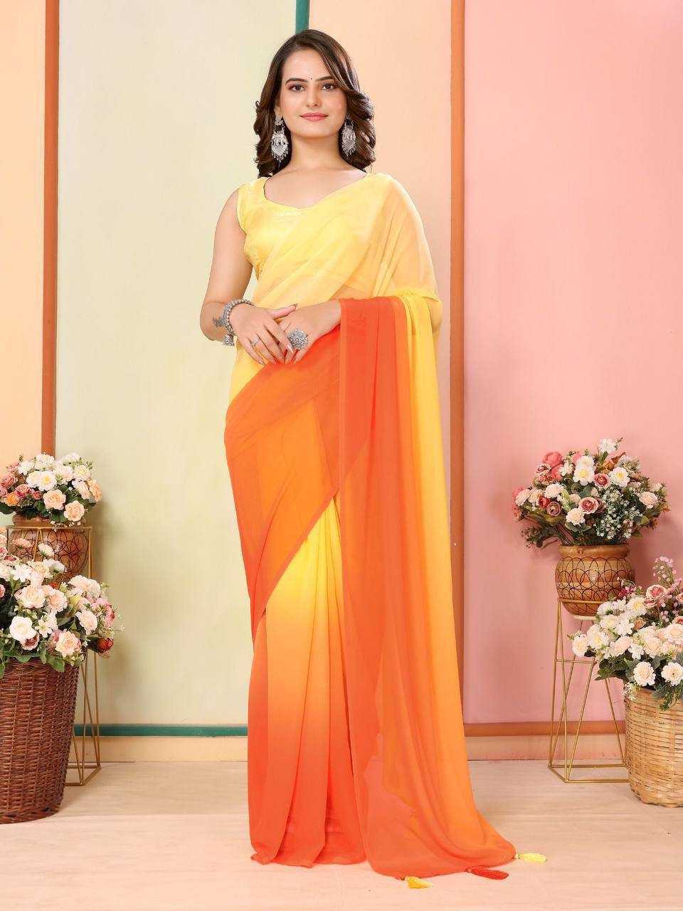 YNF FAUX GEORGETTE RSF 726 WHOLESALE SAREES MANUFACTURER