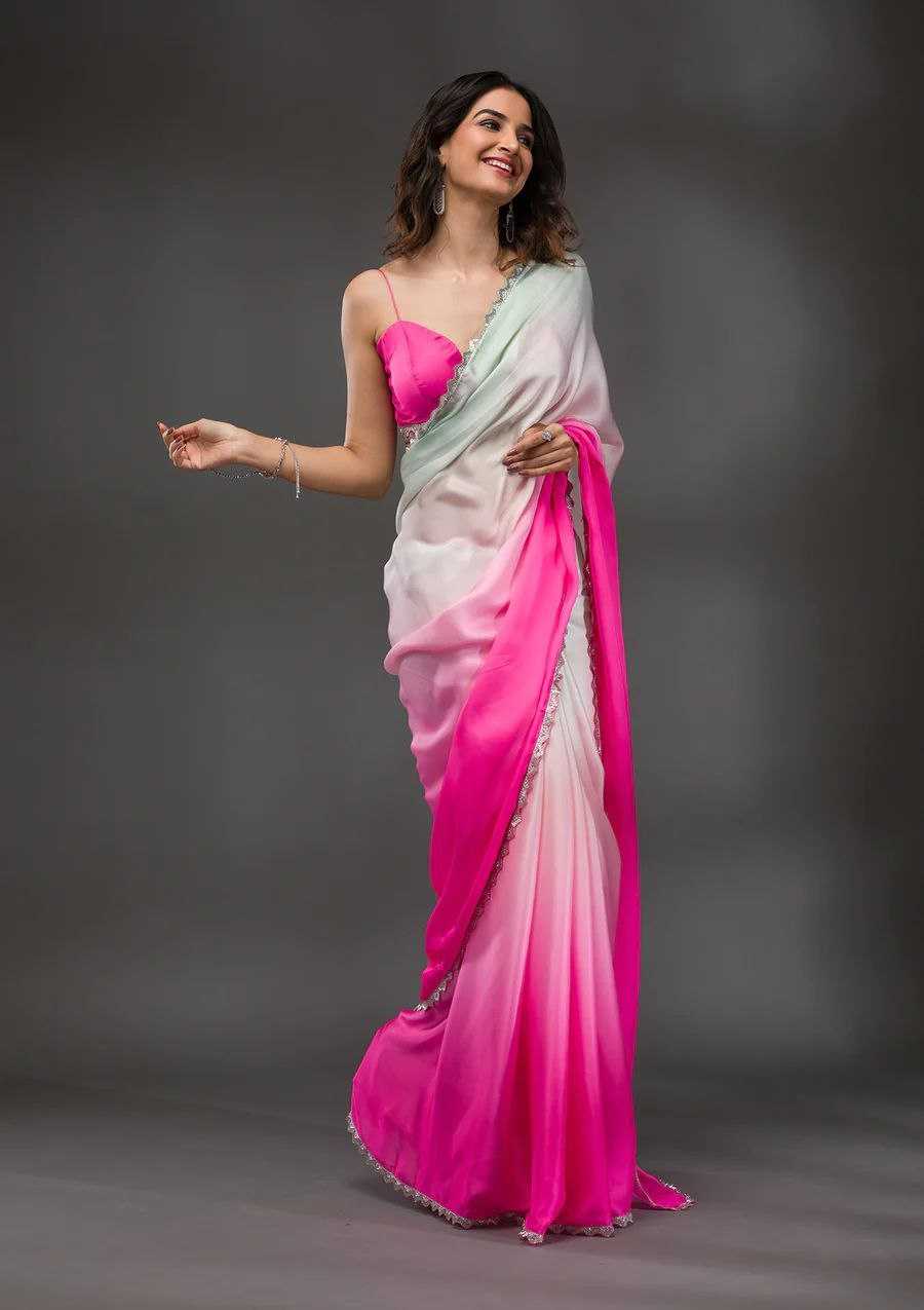 YNF ACS 20 CREPE SILK SAREE WHOLESALE FANCY, LADIES,INDIAN SAREE MANUFACTURER