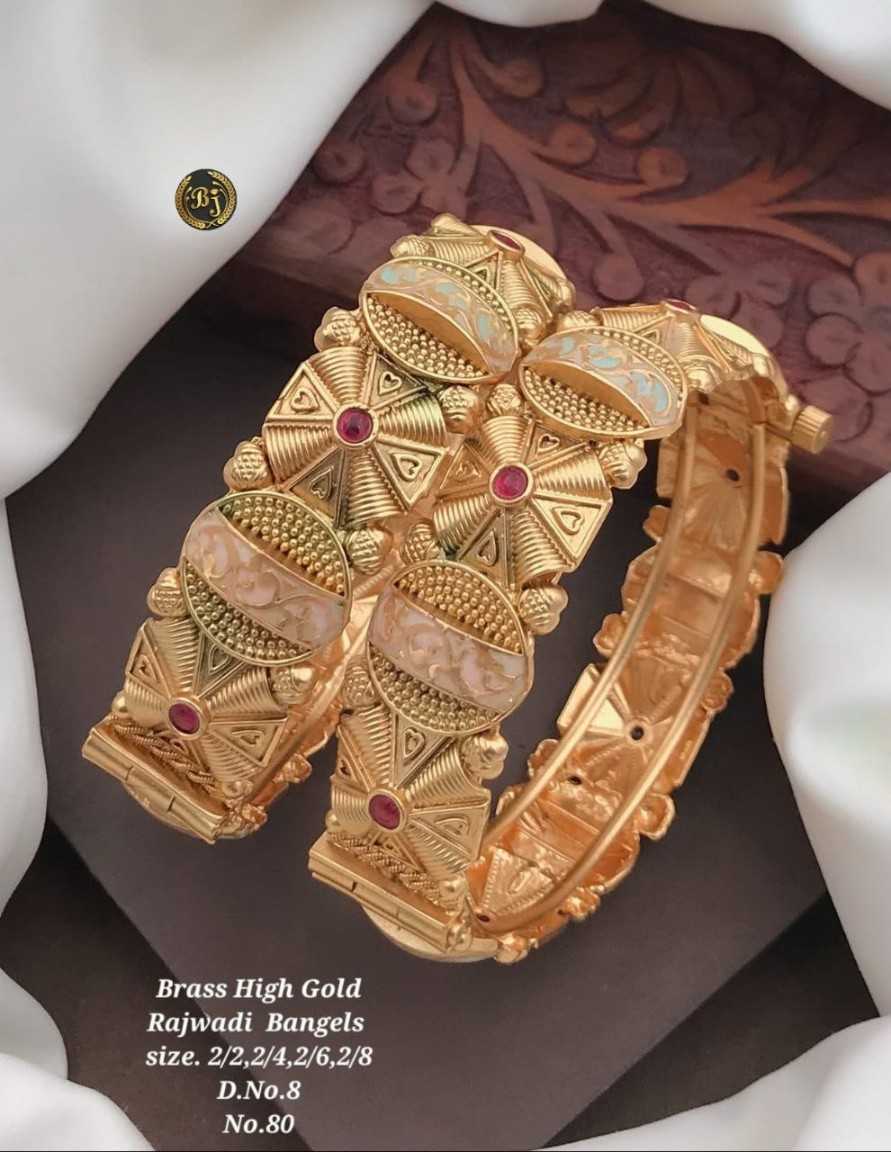 YNF BRASS R59 WOMEN JEWELLERY WHOLESALE ANTIQUE BAMGLES MANUFACTURER