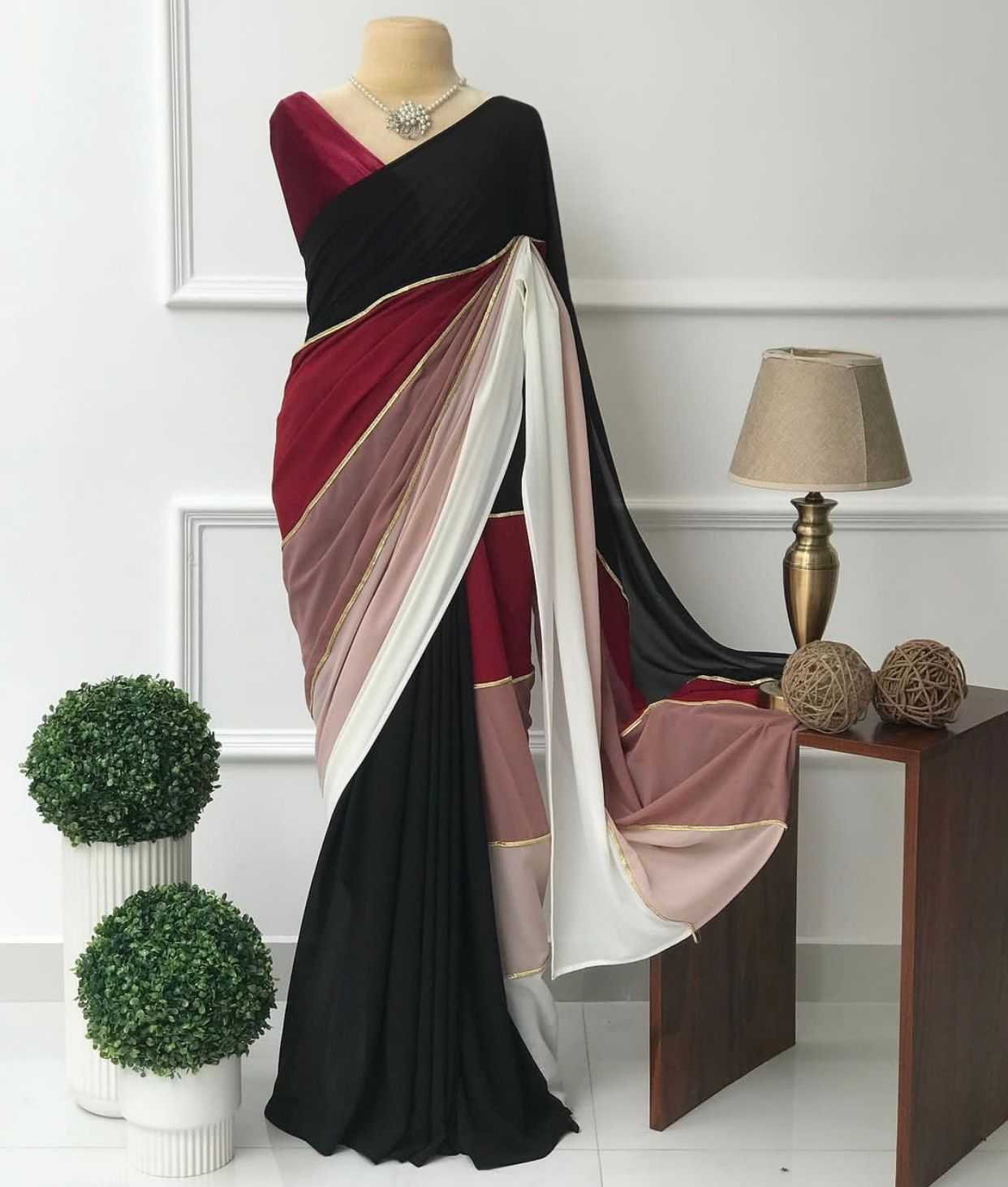 YNF GEORGETTE RGF ORIGINAL SAREES WHOLESALE FANCY GEORGETTE OMBRE SAREES MANUFACTURER