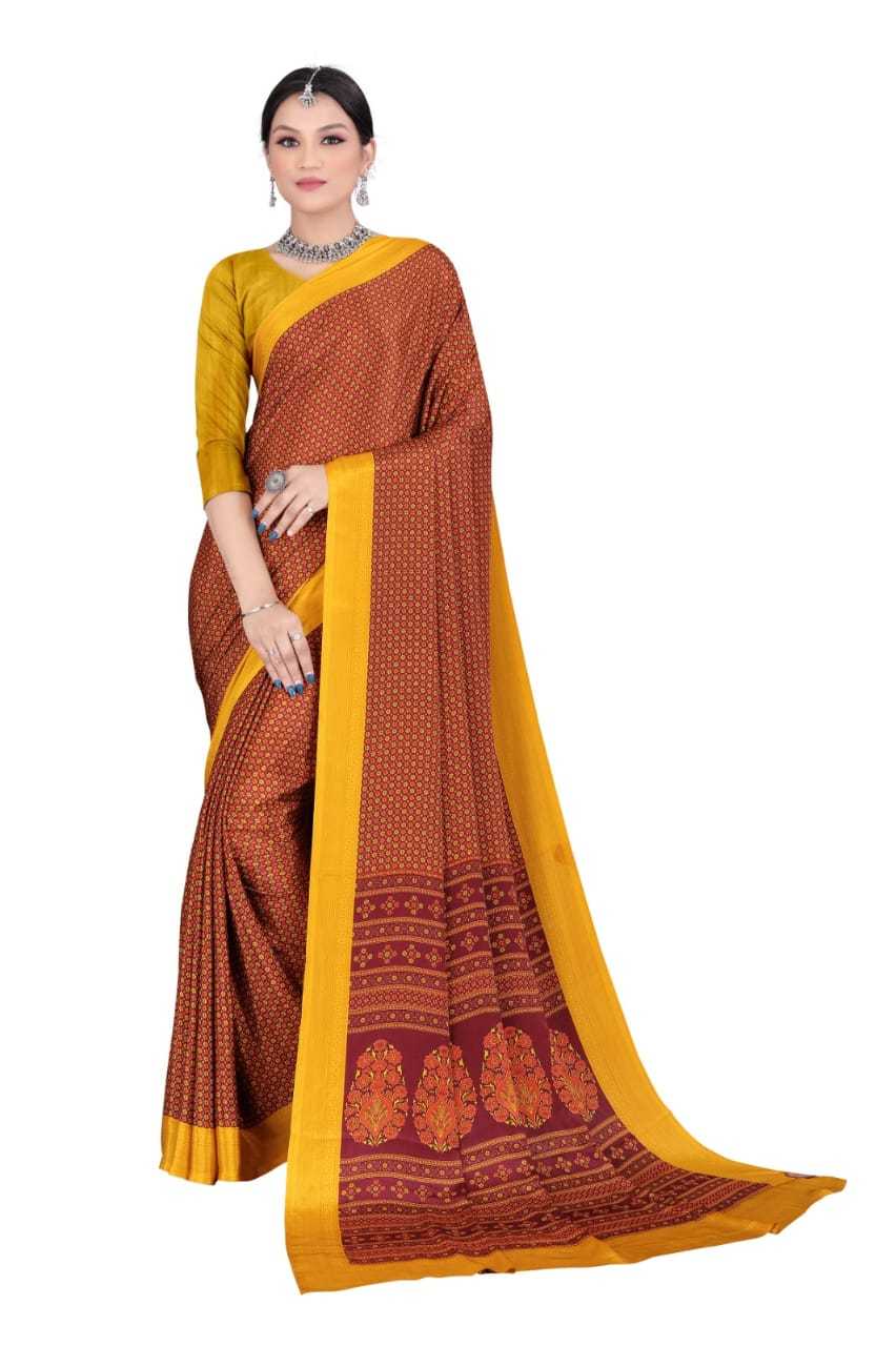 YNF ITALIAN SILK SAG UNIFORM-M SAREES WHOLESALE UNIFORM SAREES MANUFACTURER     