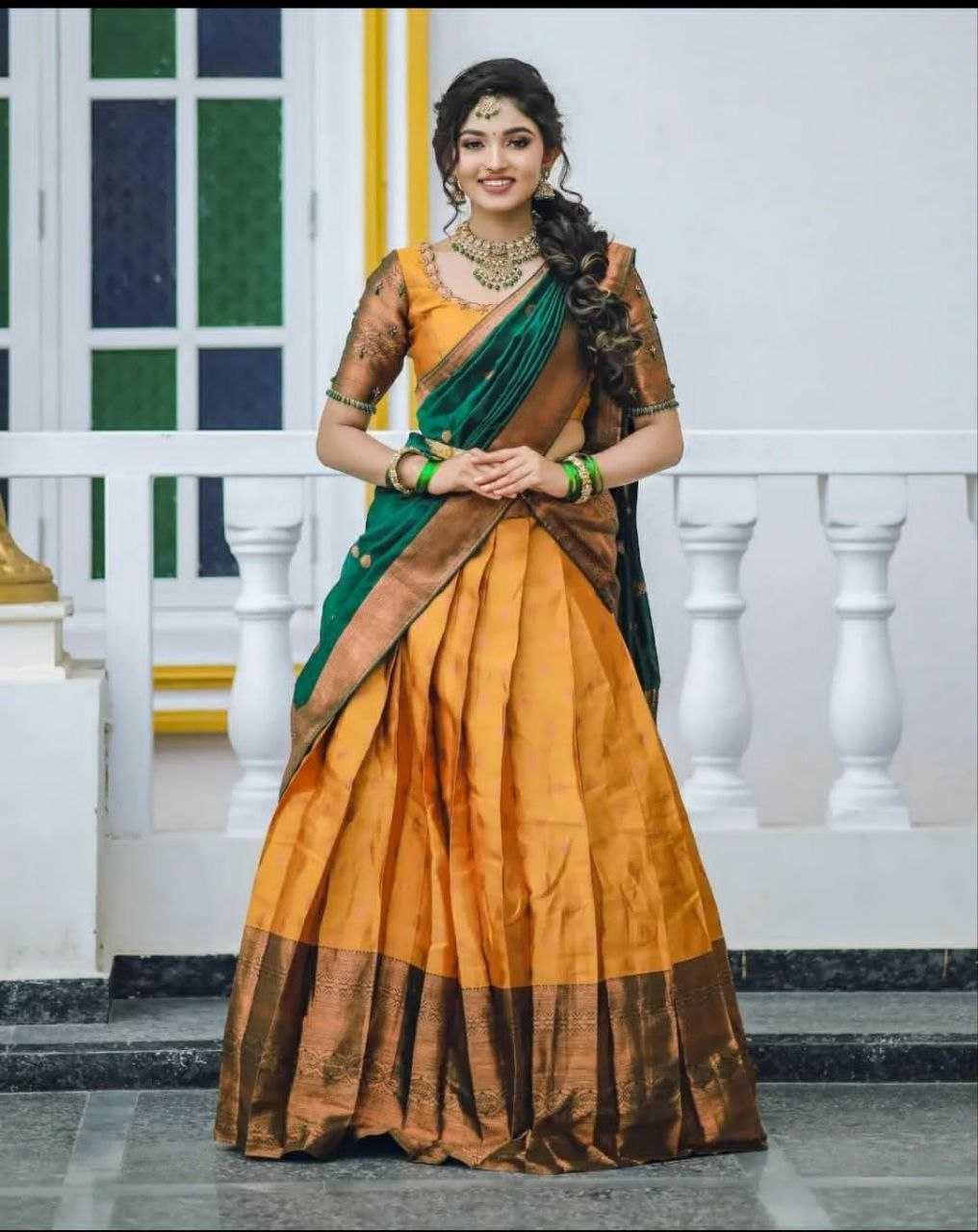 YNF KANJIVARAM SILK RPVR ARRIVLAS WHOLESALE LEHENGAS MANUFACTURER     