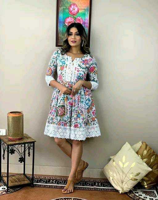 YNF MUSLIN RSH DECORATED KURTIS WHOLESALE FESTIVE SHORT PRINTES KURTIS MANUFACTURER