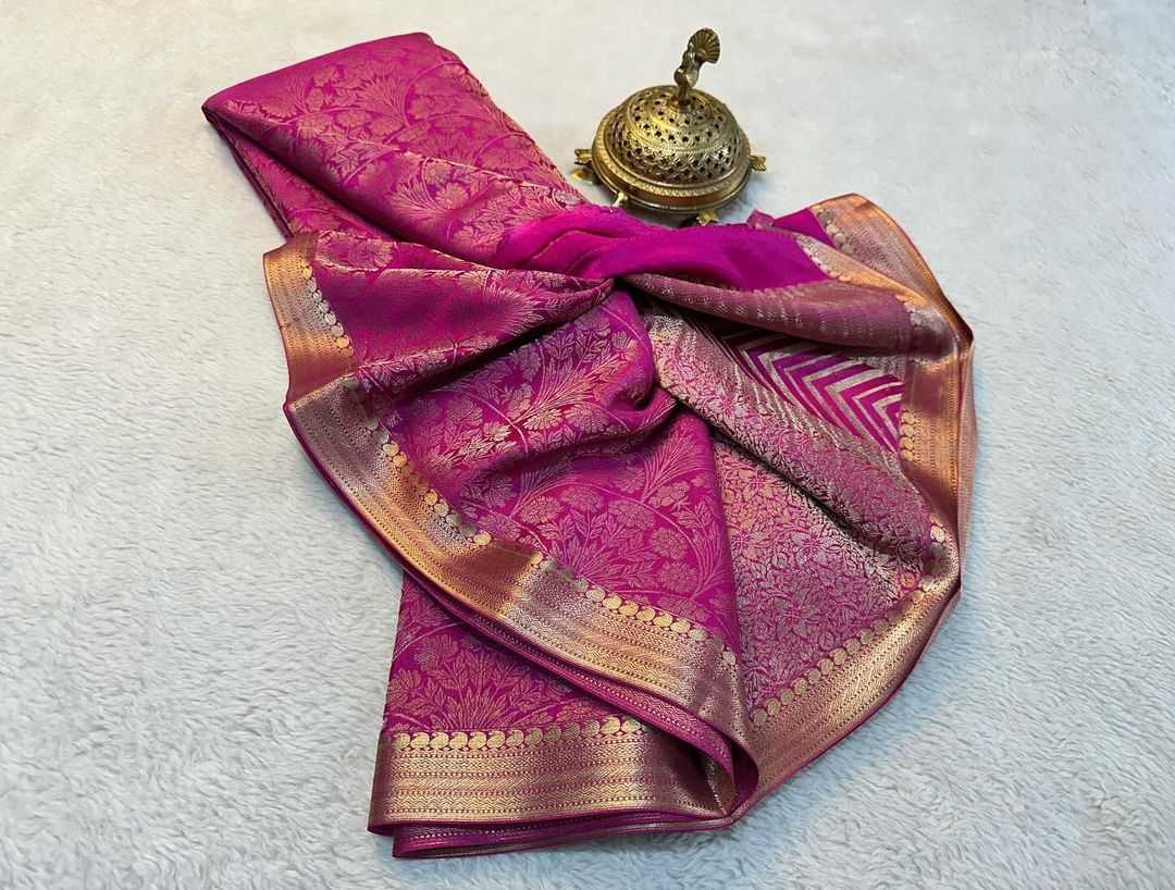 YNF MYSORE SILK RRW BROCADE SAREES WHOLESALE MYSORE SILK TRADITIONAL SOFT SILK SAREES MANUFACTURER           