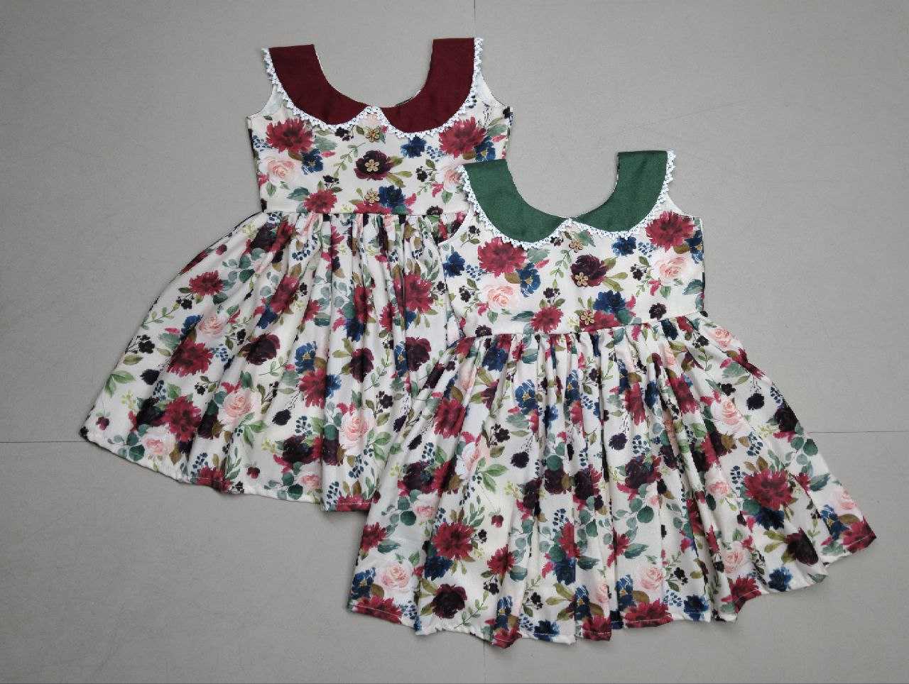 YNF RAYON BAB 10 KIDS WEAR WHOLESALE KIDS FROCKS EMANUFACTURER