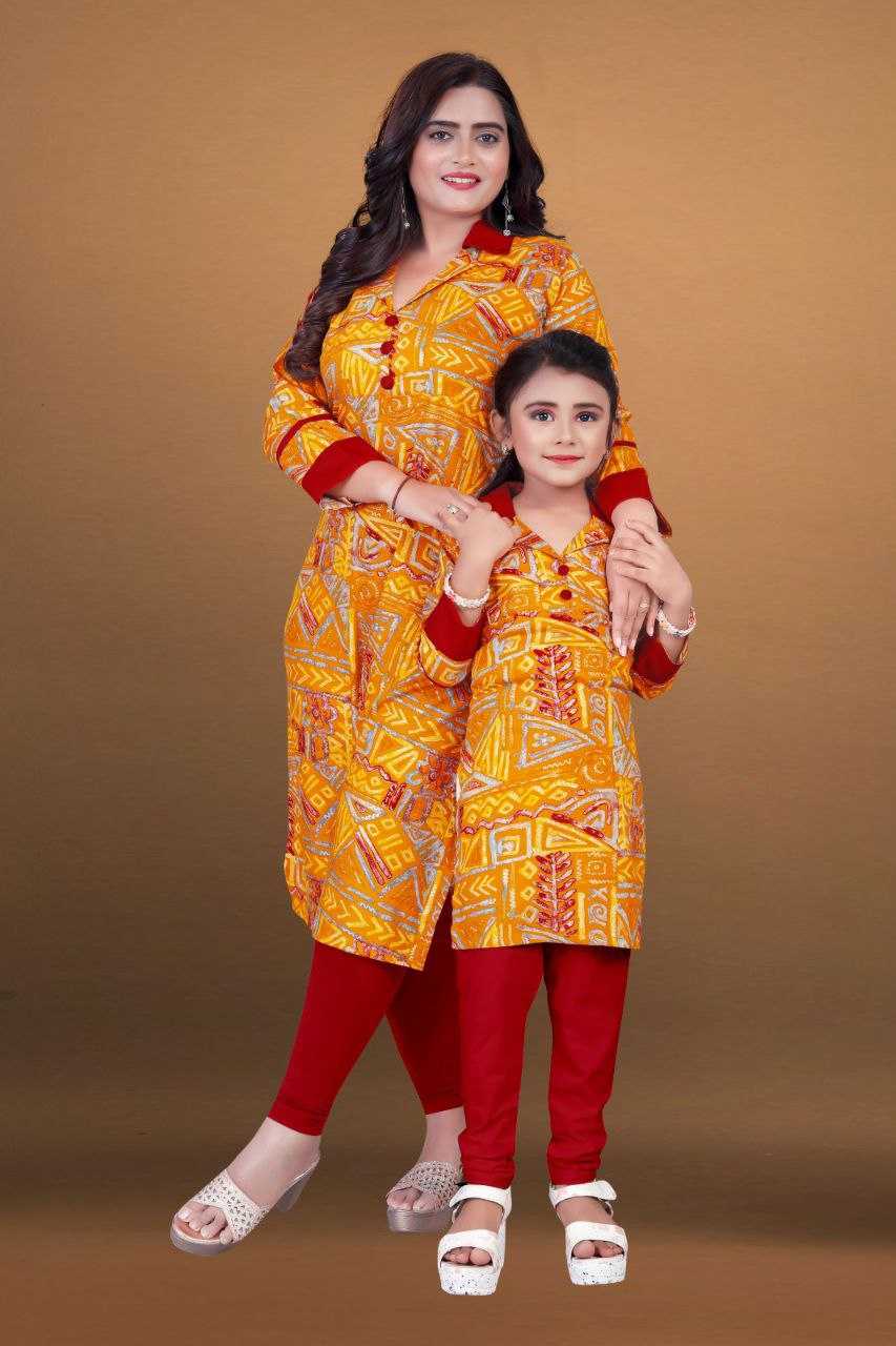 YNF RAYON WTX 02 MOTHER & DAUGHTER COMBO WHOLESALE KURTIS EMANUFACTURER