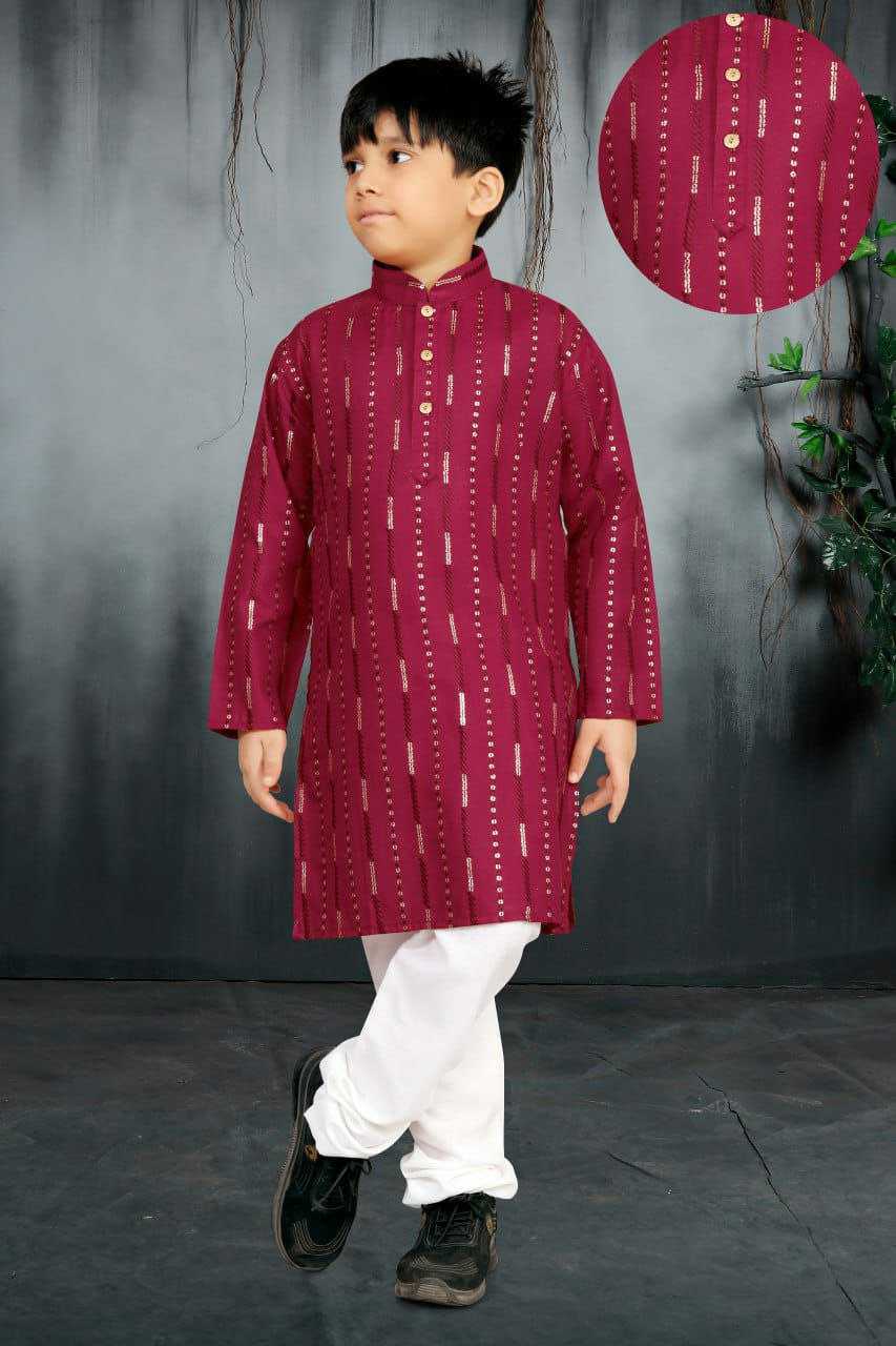 YNF SOFT COTTON WTX Embrodery WHOLESALE BOYS KURTA PYJAMA MANUFACTURER