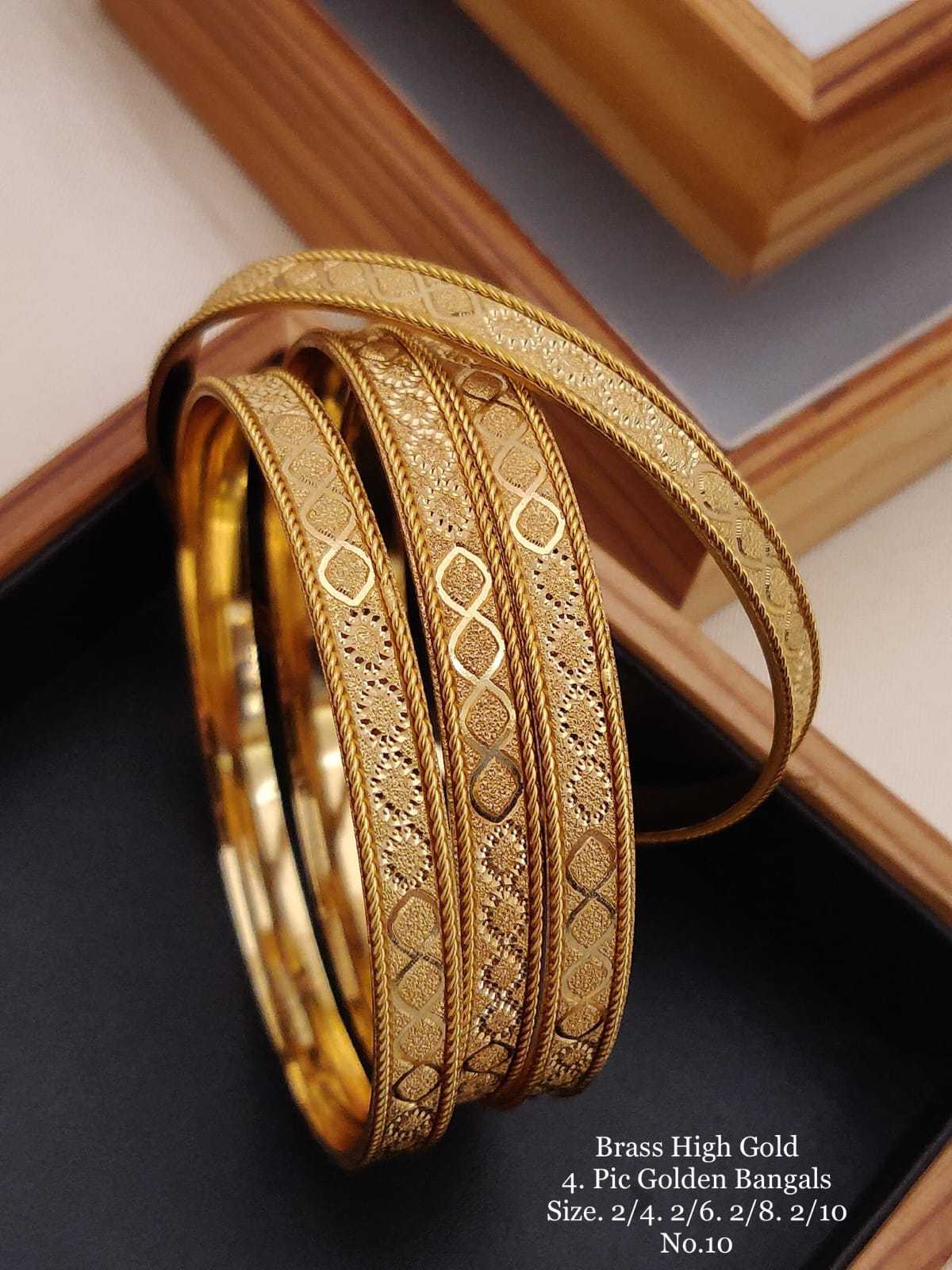 BRASS GOLD BANGLES