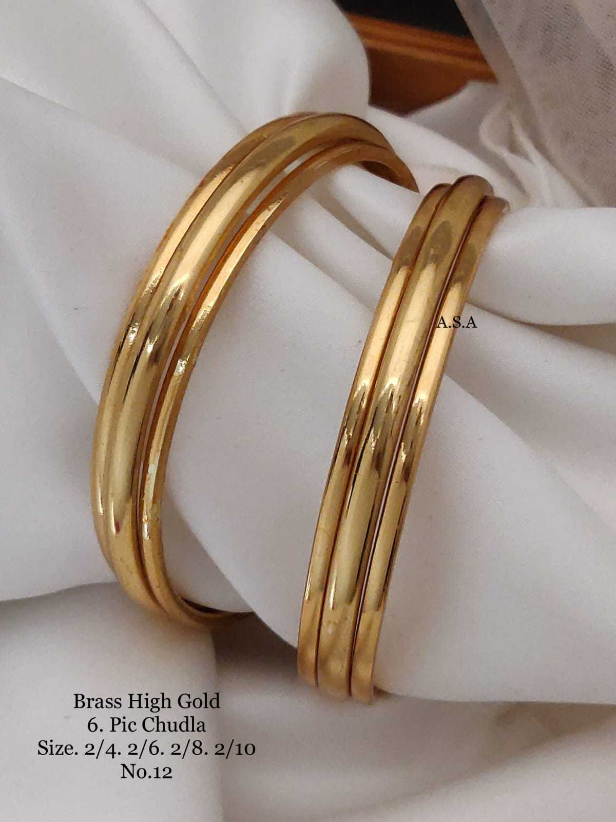 YNF BRASS  46A WOMENS JEWELLERY WHOLESALE BRASS GOLD BANGLES MANUFACTURER 