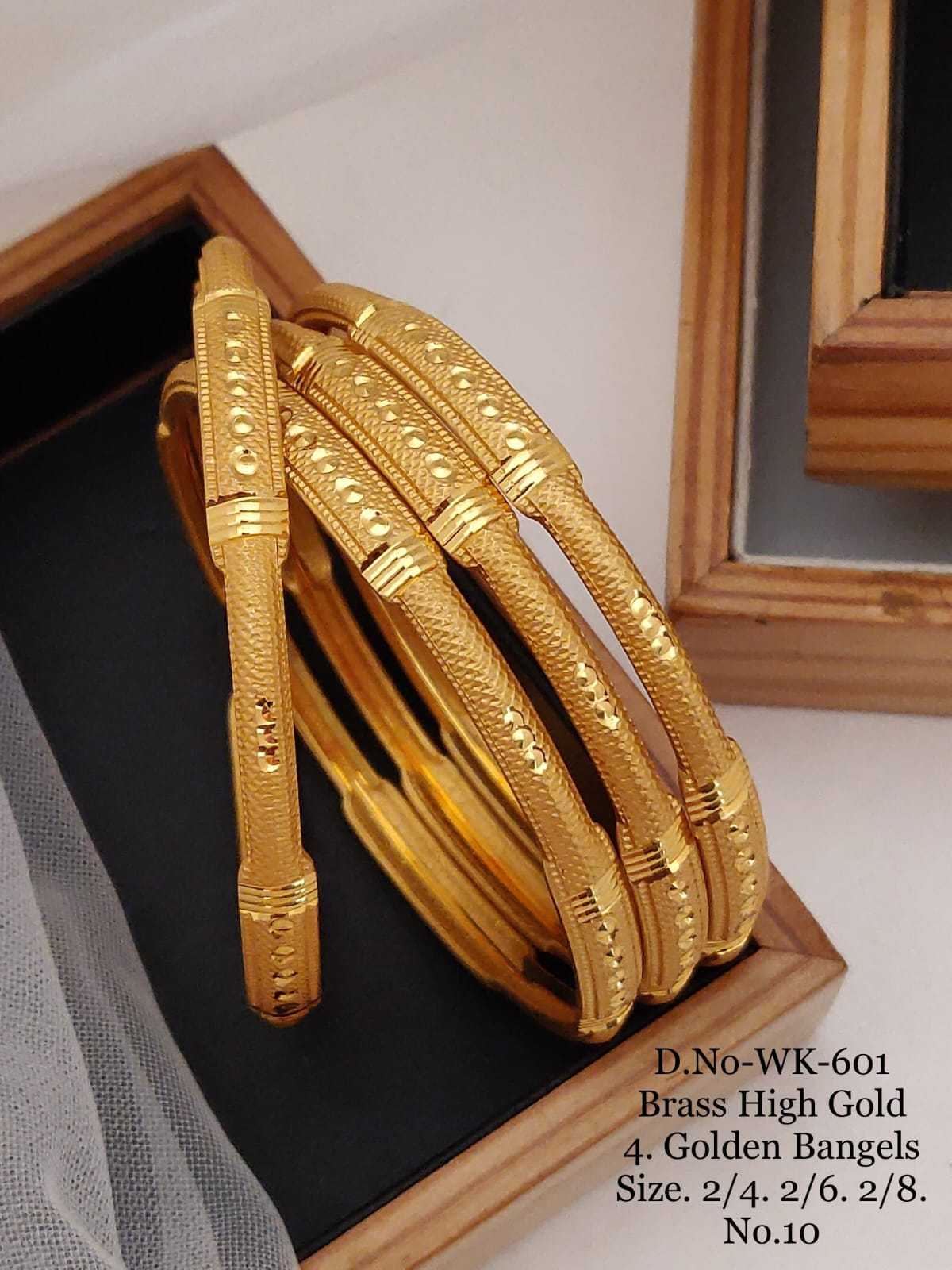 YNF BRASS  55A WOMENS JEWELLERY WHOLESALE BRASS GOLD BANGLES MANUFACTURER 