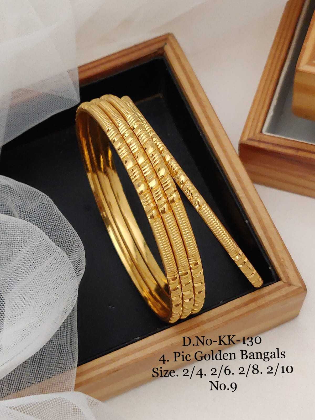 YNF BRASS  59A WOMENS JEWELLERY WHOLESALE BRASS GOLD BANGLES MANUFACTURER 