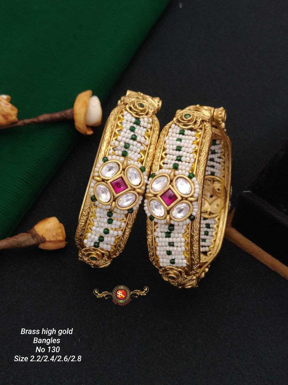 YNF BRASS 78A WOMENS JEWELLERY WHOLESALE DESIGNER BANGLES MANUFACTURER