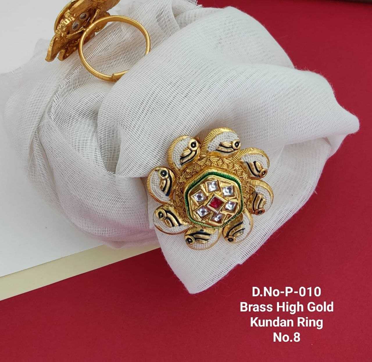 KUNDAN FINGER RING