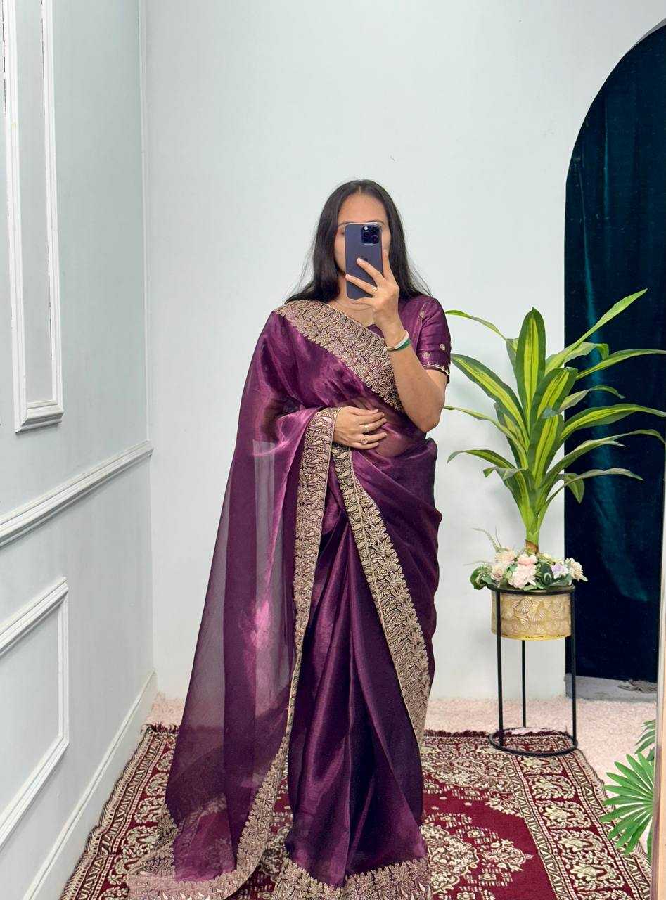 YNF BURBERRY SILK RST 475 SAREES WHOLESALE FANCY LACE BORDER SAREES MANUFACTURER