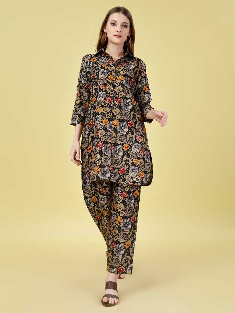 YNF COTTON REYON RIN153 7134 WESTERN WEAR WHOLESALE CO-ORD SET MANUFACTURER