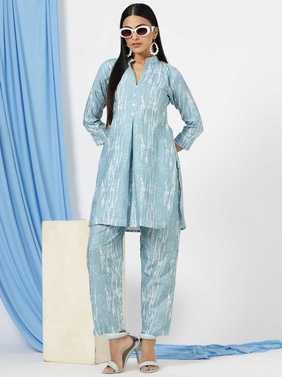 YNF COTTON REYON RIN153 7140 WESTERN WEAR WHOLESALE CO-ORD SET MANUFACTURER