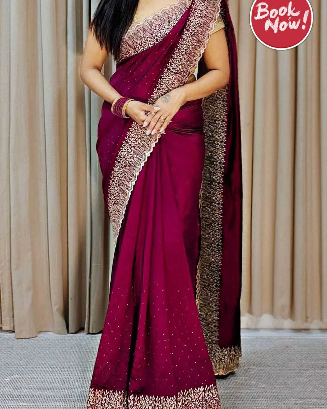 YNF VICHITRA SILK KSF NAINA SAREES WHOLESALE FANCY STONE WORK ZARI BORDER SAREES MANUFACTURER