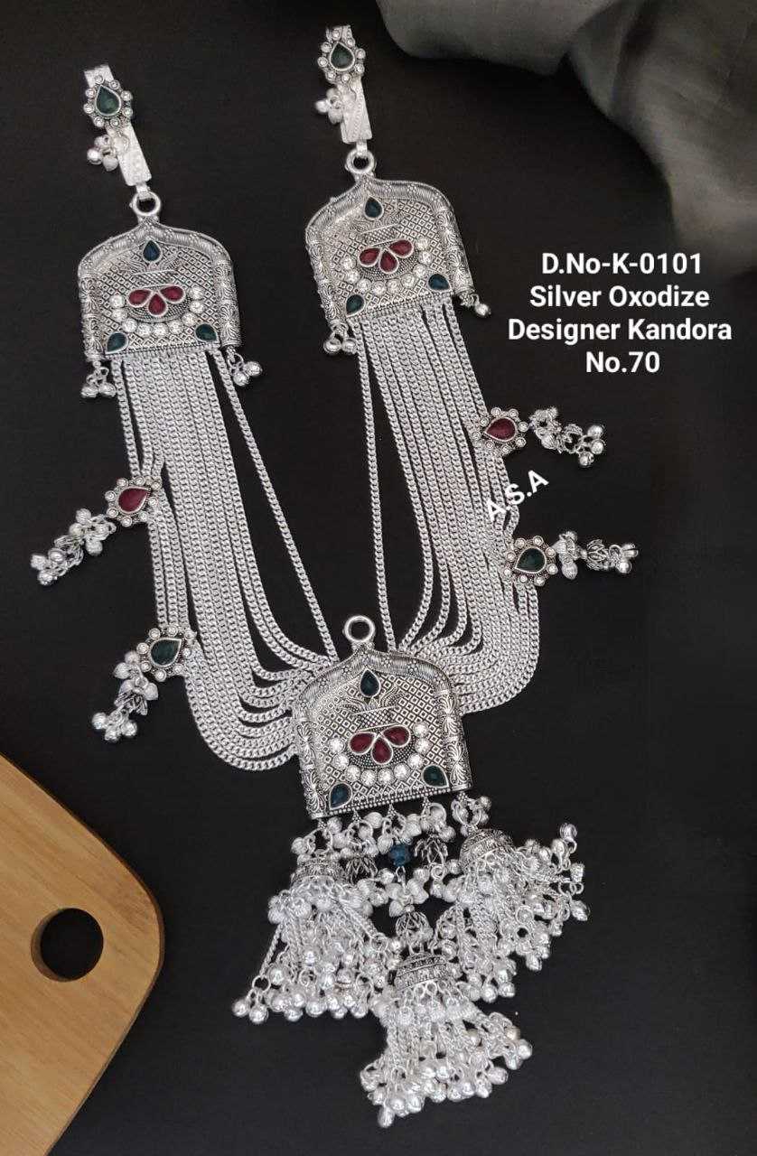 YNF BRASS RAS25 WOMENS JEWELLERY WHOLESALE SILVER KANDORA MANUFACTURER