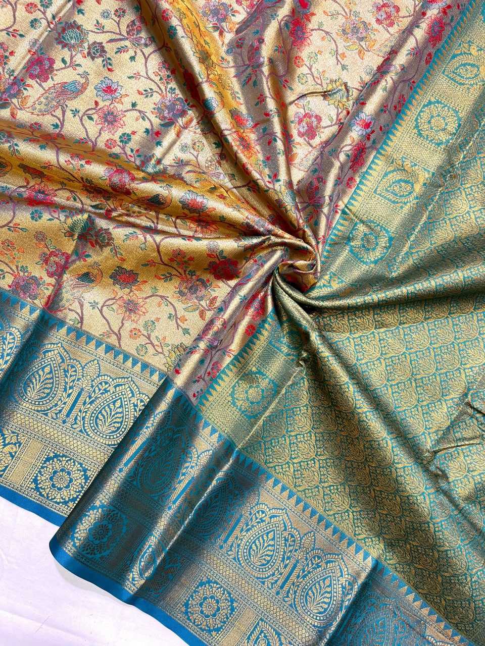 YNF DHARMAVARAM SILK RIN116 REW22 SILK SAREES WHOLESALE SOFT SILK PRINTED SILK SAREES MANUFACTURER