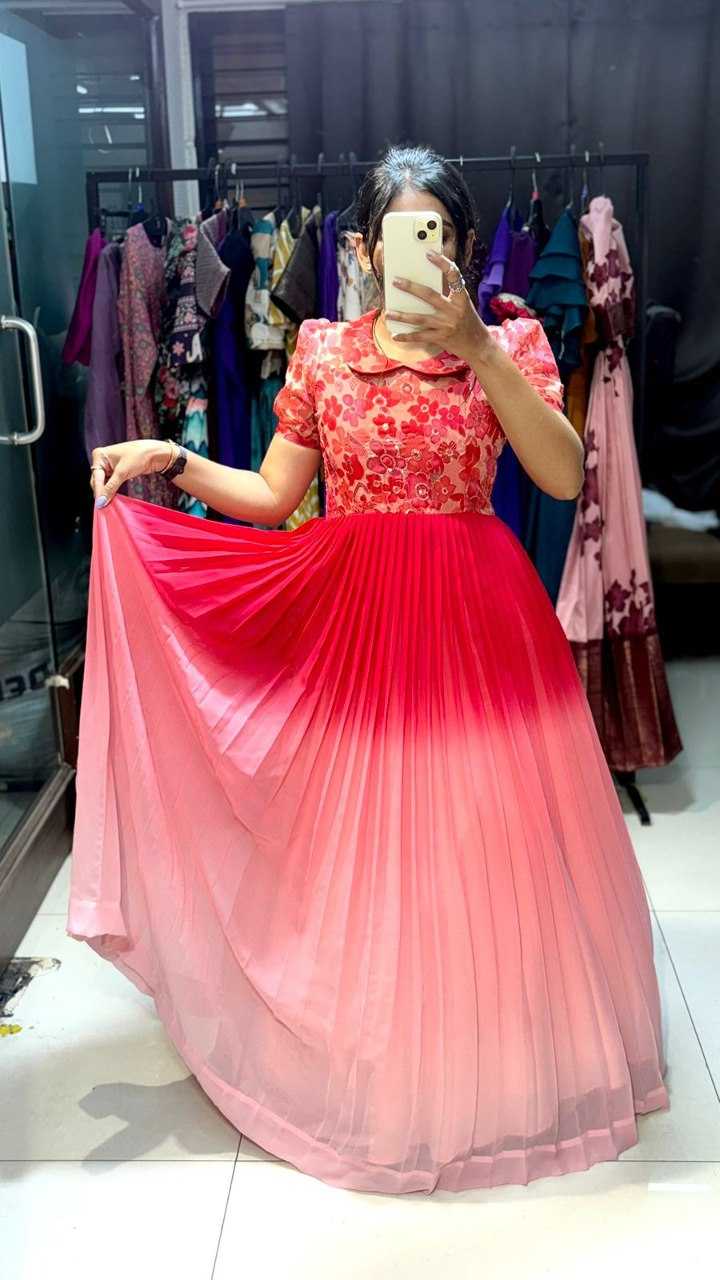 YNF GEORGETTE KESH108 5618 GOWNS WHOLESALE PRINTED ANARKALI LONG GEORGETTE GOWNS MANUFACTURER