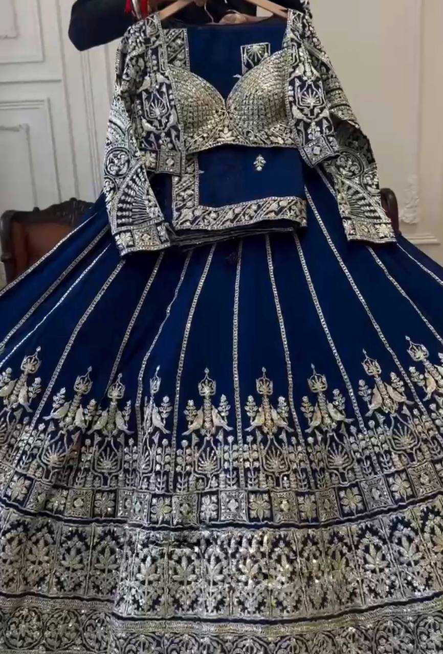 YNF GEORGETTE RIN108 1647 LEHENGAS WHOLESALE DESIGNER FANCY WEDDING LEHENGAS MANUFACTURER