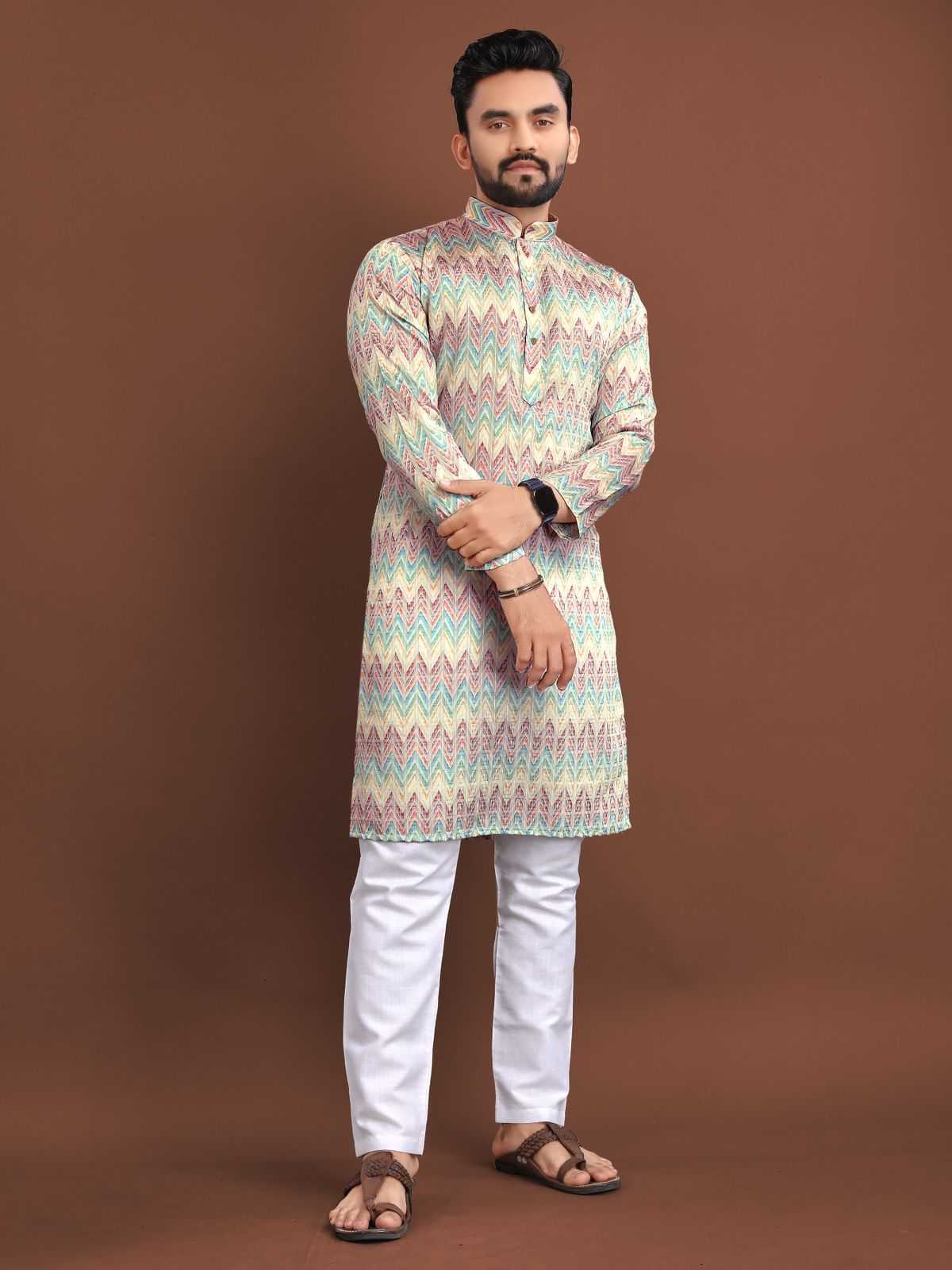 YNF JACQUARD RIN191 RIMZIM MENS WEAR WHOLESALE MENS KURTA PYJAMA MANUFACTURER