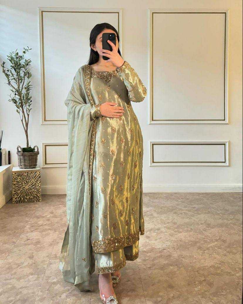 YNF JIMMY CHOO KESH149 1226 SUITS & DRESSES WHOLESALE PAKISTANI EMBROIDERY PALAZZO LADIES SILK PARTY WEAR SUITS MANUFACTURER