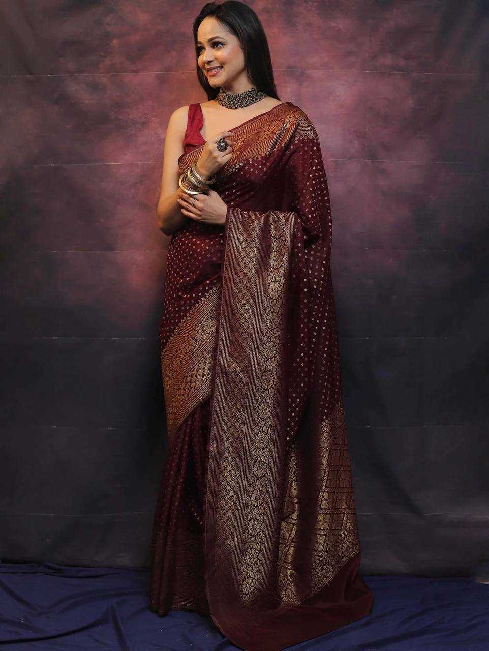 MAROON SILK SAREES