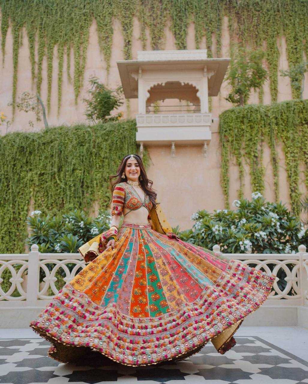 EMBROIDERED LEHENGA