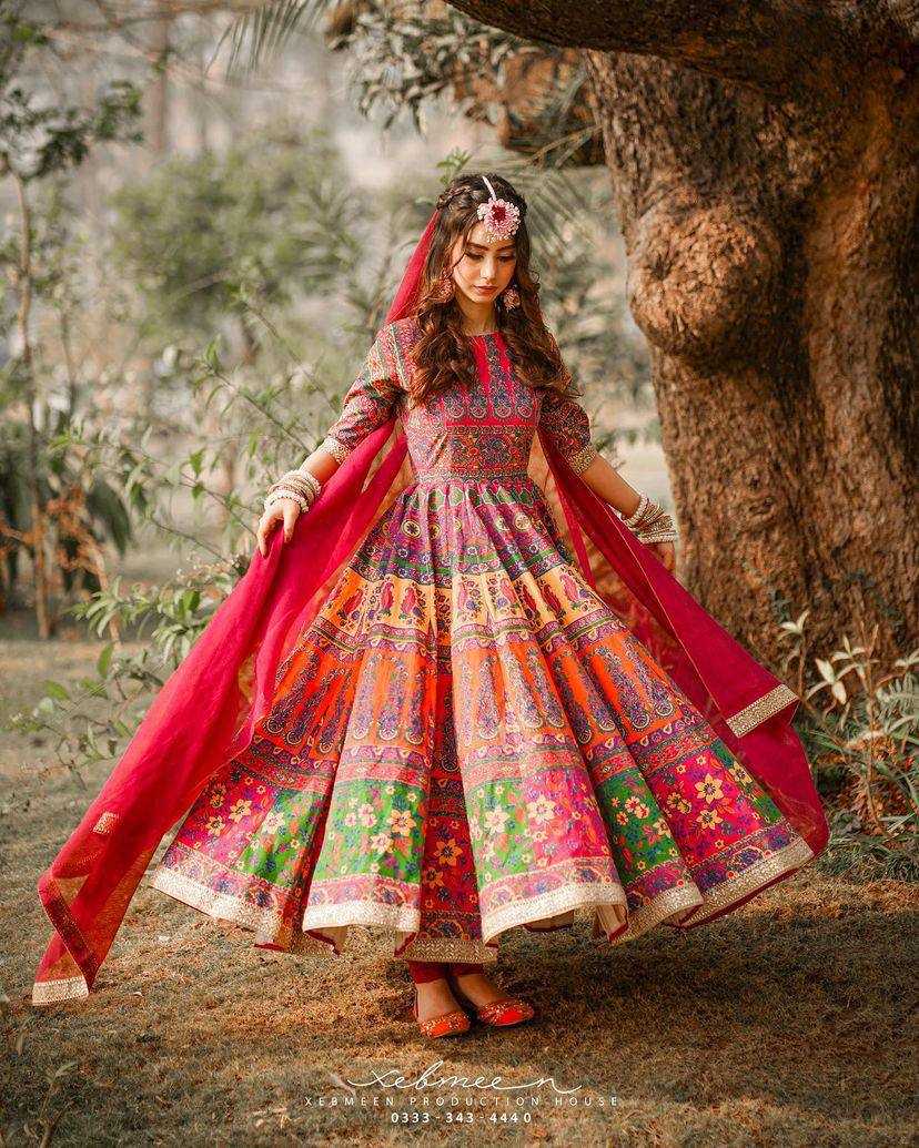 YNF MUSLIN COTTON KESH149 1255 GOWNS WHOLESALE ANARKALI LONG PRINTED GOWNS MANUFACTURER