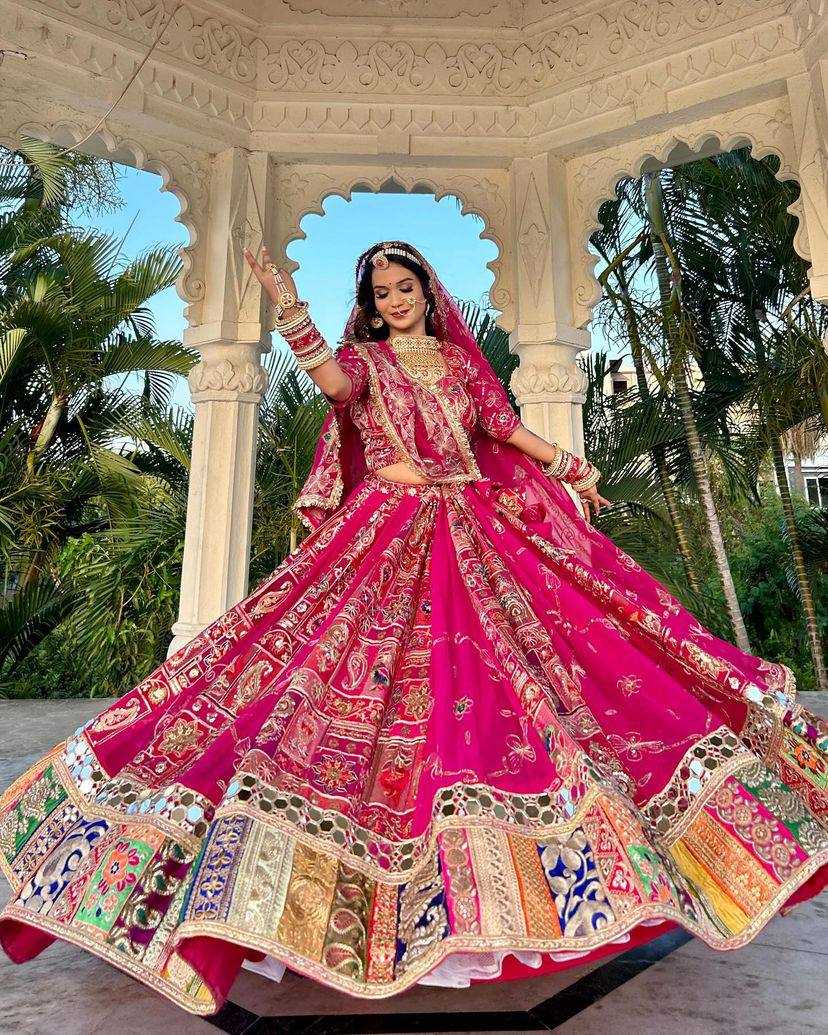 YNF MUSLIN COTTON KESH151 055 LEHENGAS WHOLESALE TRADITIONAL PRINTED DESIGNER NAVRATRI CHANIYA CHOLI MANUFACTURER