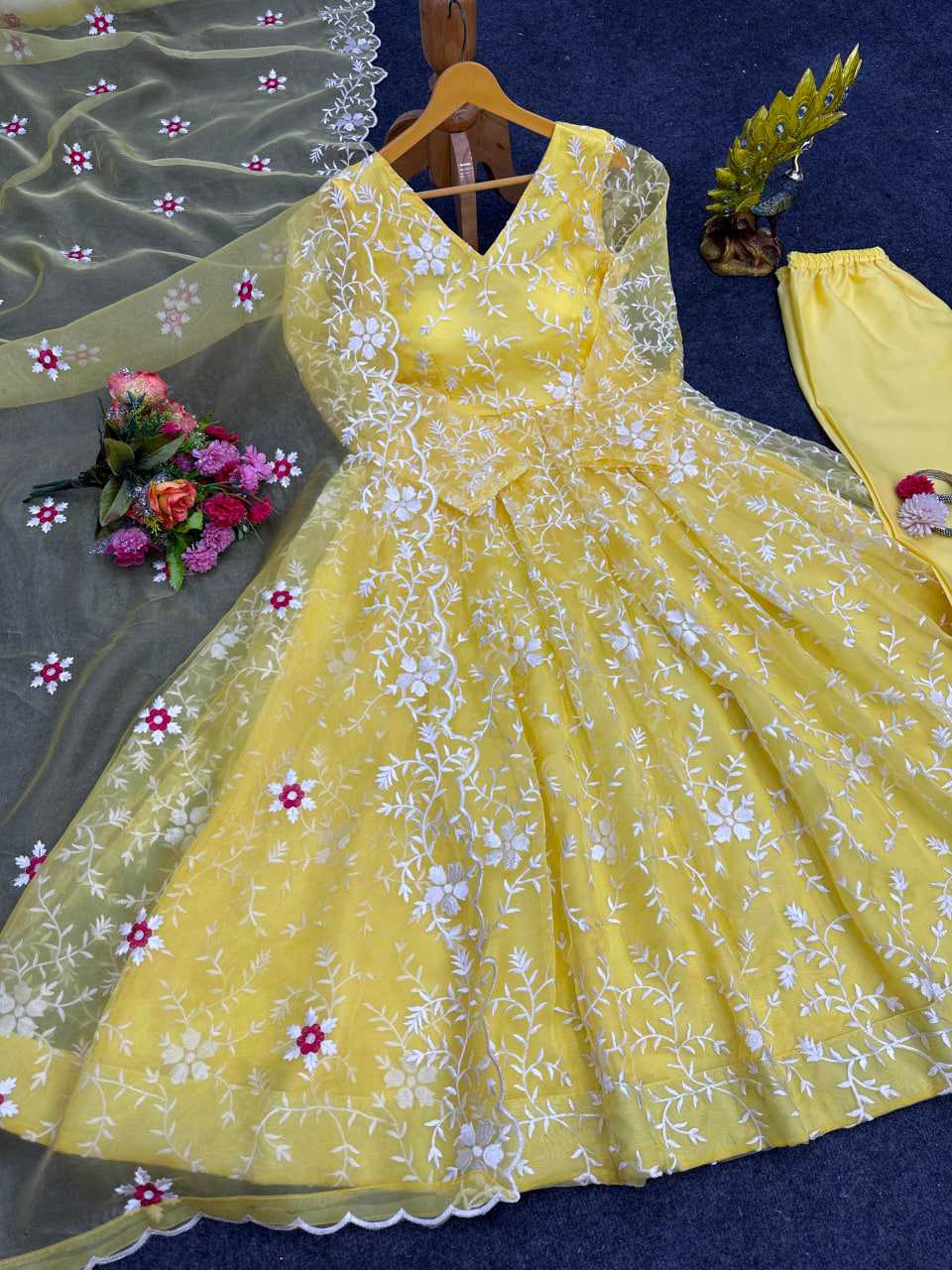 YNF ORGANZA RIN169 5638 GOWN WHOLESALE FANCY,ANARKALI,WORK GOWN MANUFACTURER