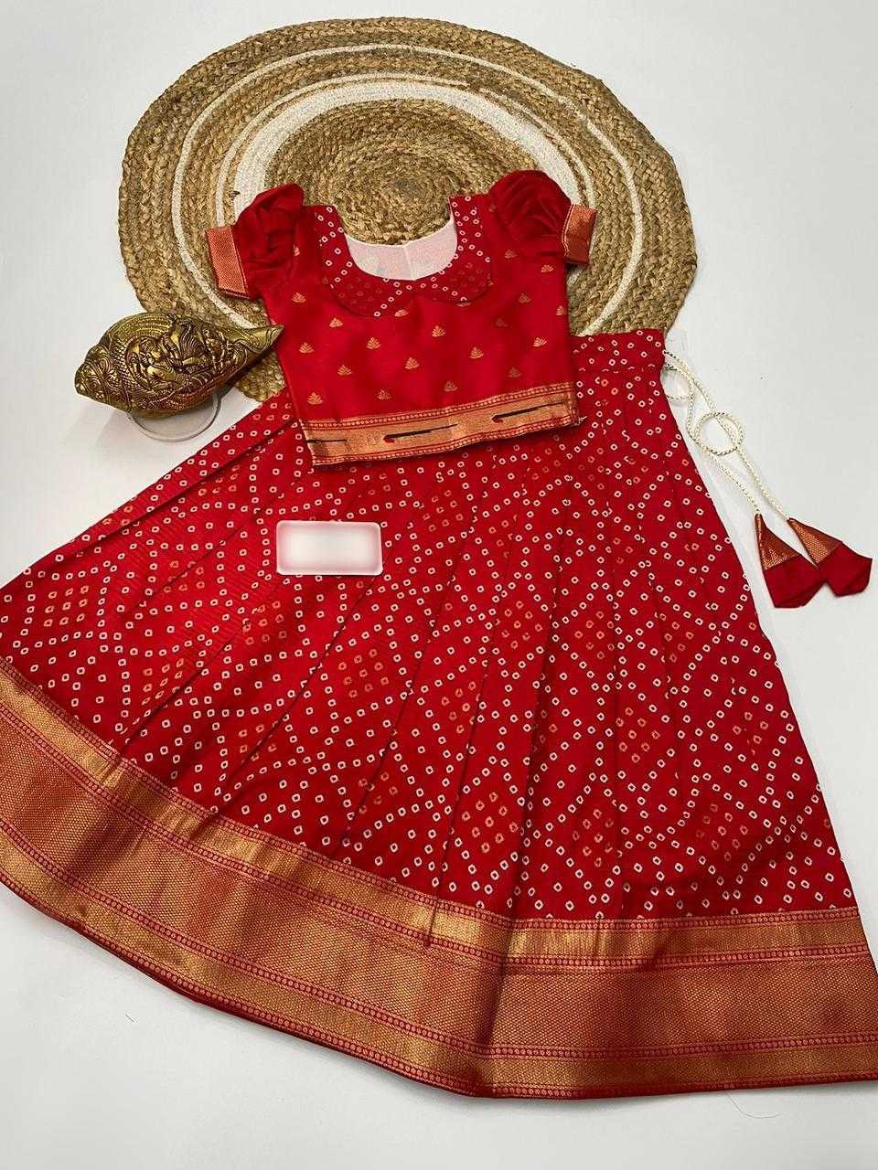 YNF PAITHANI SILK RIN192 7924 KIDS WEAR WHOLESALE KIDS LEHENGAS MANUFACTURER