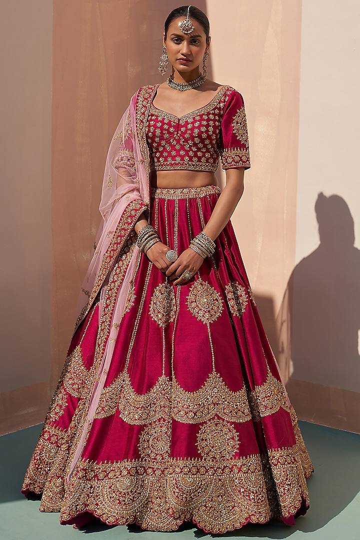 YNF SILK RIN114 5039 LEHENGAS WHOLESALE FANCY TRADITIONAL SILK EMBROIDERED LEHENGAS MANUFACTURER