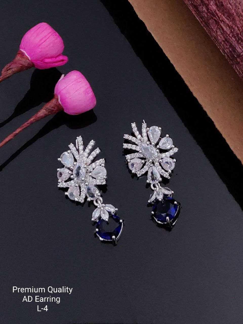 YNF AD DIAMOND KESH193 ROR57 WOMENS JEWELLERY WHOLESALE FANCY EARRINGS AD DIAMOND EARRINGS MANUFACTURER