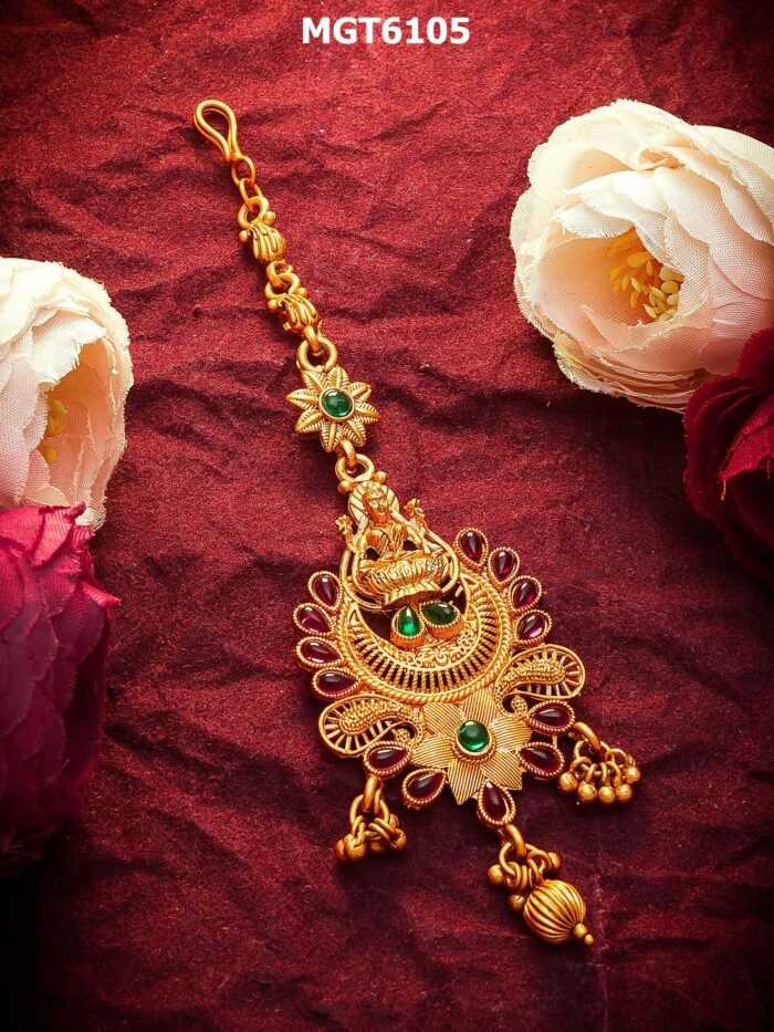 GOLD PLATED MAANG TIKA