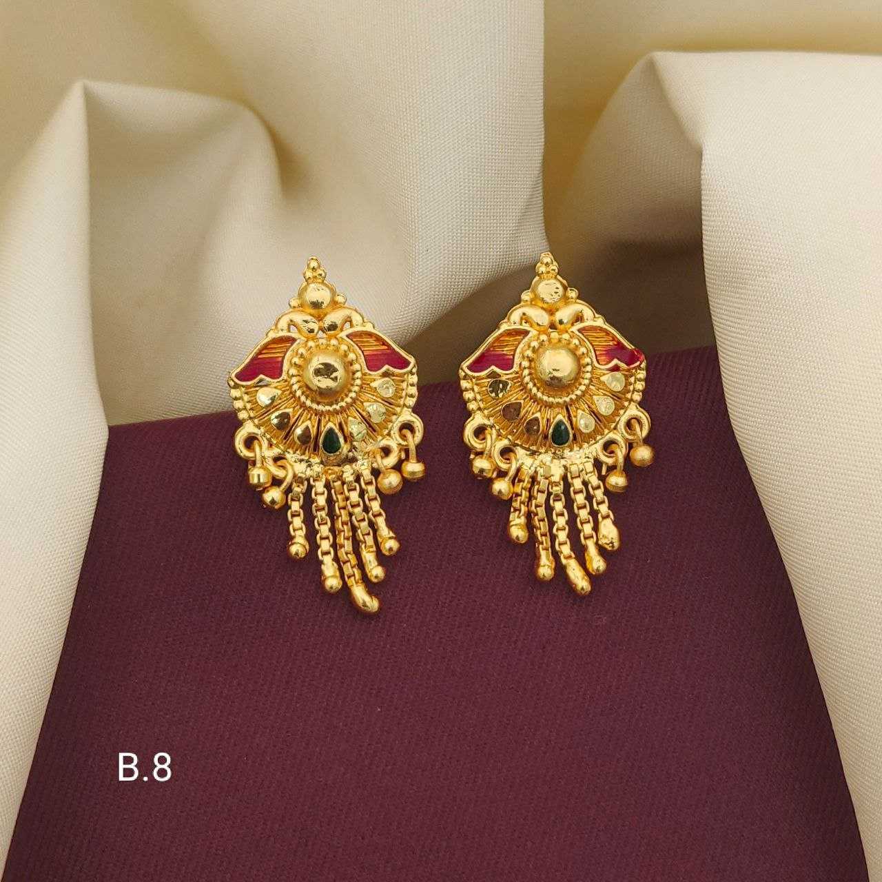 YNF BRASS KESH193 ROR80-7 WOMENS JEWELLERY WHOLESALE FANCY EARRINGS MANUFACTURER