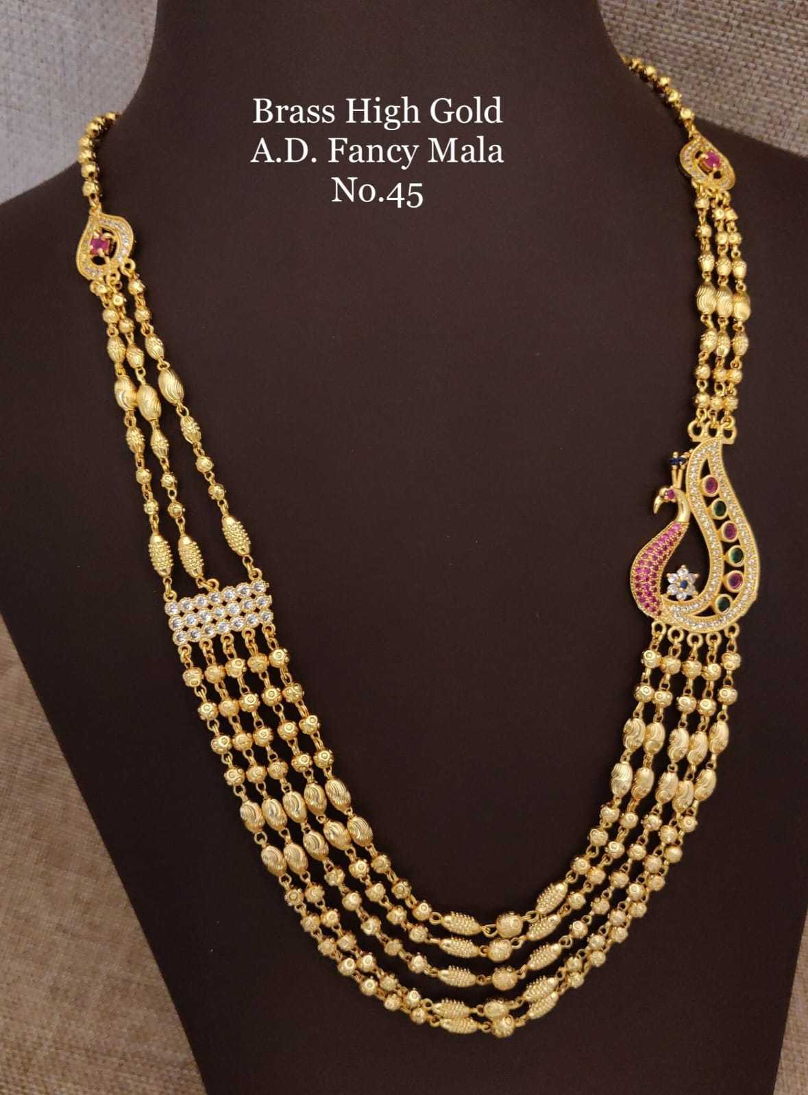 YNF BRASS MOTI29 WOMENS JEWELLERY WHOLESALE FANCY MALA NECKLACES SET MANUFACTURER