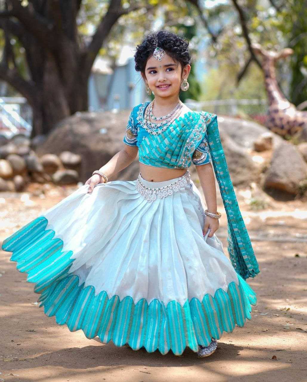 YNF CHINON SILK KESH168 MNT06 KIDS WEAR WHOLESALE KIDS LEHENGA KIDS TRADITIONAL OUTFITS KIDS LEHENGA CHOLI KIDS FESTIVE WEAR KIDS WEDDING OUTFITS MANUFACTURER