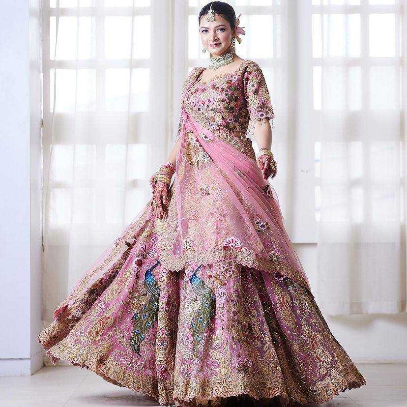 YNF FAUX GEORGETTE RIN108 1670 LEHENGAS WHOLESALE TRADITIONAL DESINGER LEHENGAS MANUFACTURER