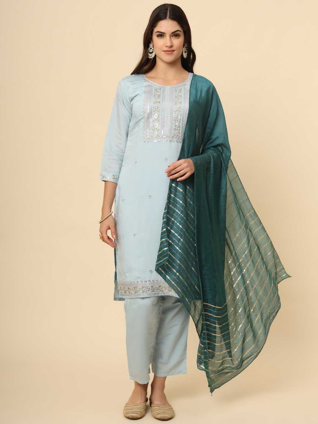 YNF MUSLIN SILK RIN188 Campa SUITS & DRESSES WHOLESALE EMBROIDERED LADIES SILK PARTY WEAR LONG KURTIS SUITS MANUFACTURER