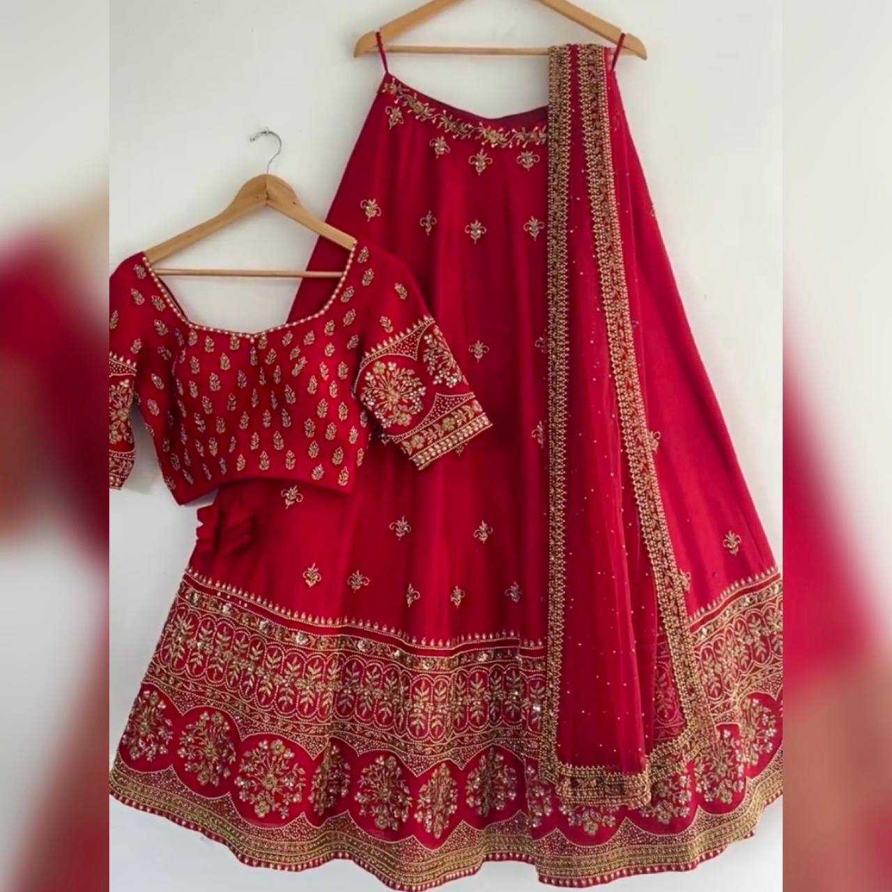 YNF SANTIN SILK KESH144 553 LEHENGAS WHOLESALE FANCY TRADITIONAL WEDDING LEHENGAS MANUFACTURER