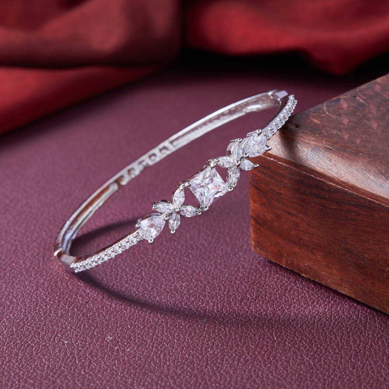 YNF SILVER PLATED KESH192 KAB06 F WOMENS JEWELLERY WHOLESALE AD DIAMOND BRACELET FASHION BRACELETS MANUFACTURER