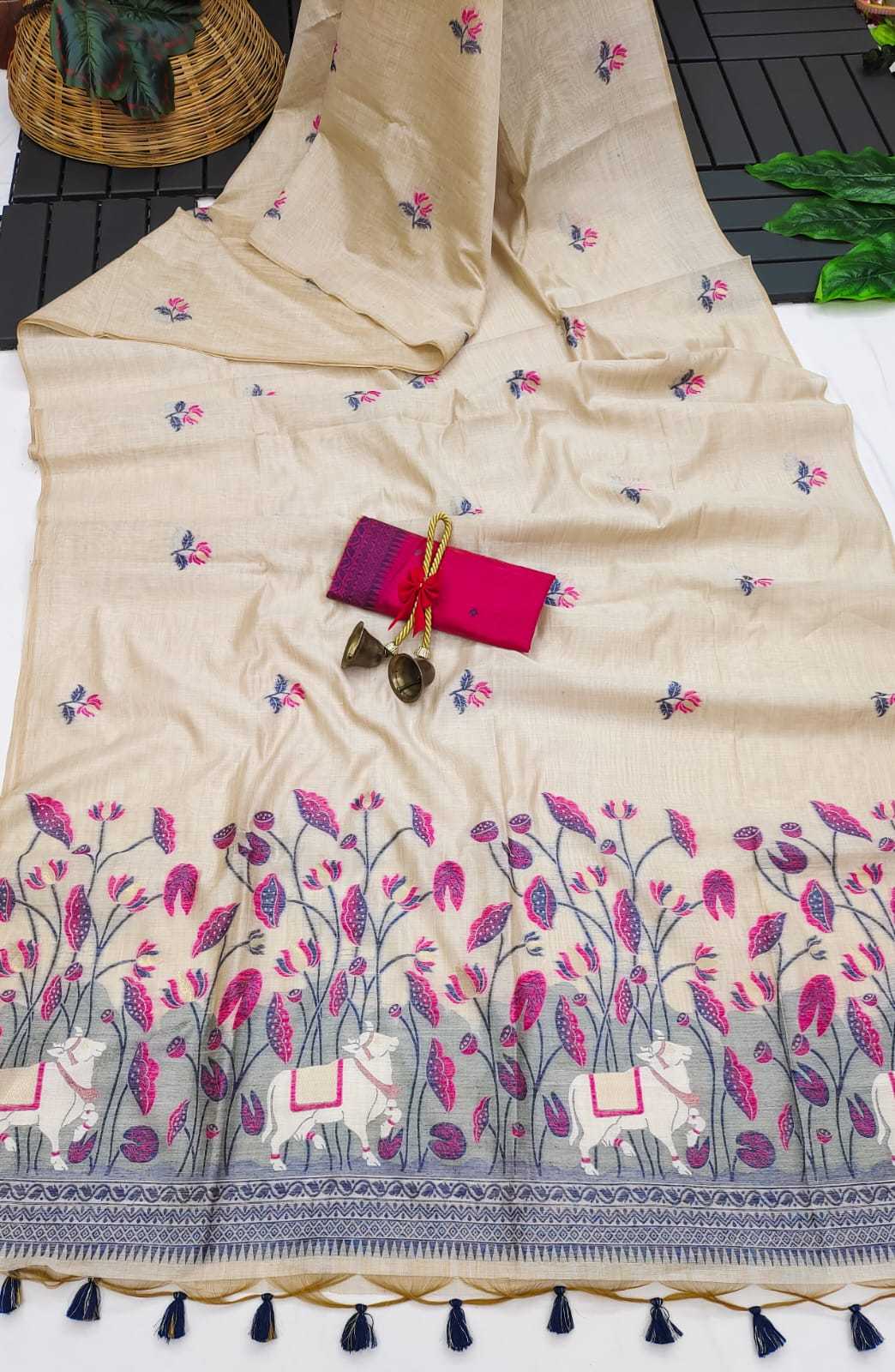 YNF SOFT MUGA SILK KESH165 MUGA SILK SAREES WHOLESALE SOFT SILK JAMDANI PRINTED SILK SAREES MANUFACTURER