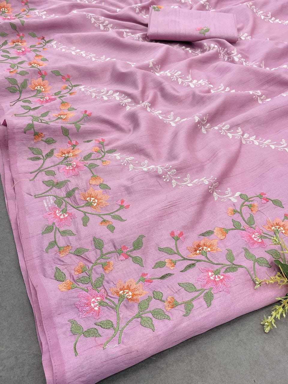 YNF TUSSAR SILK RIN163 RAE42 SAREES WHOLESALE TUSSAR SILK TUSSAR SILK EMBROIDERED SILK SAREES MANUFACTURER