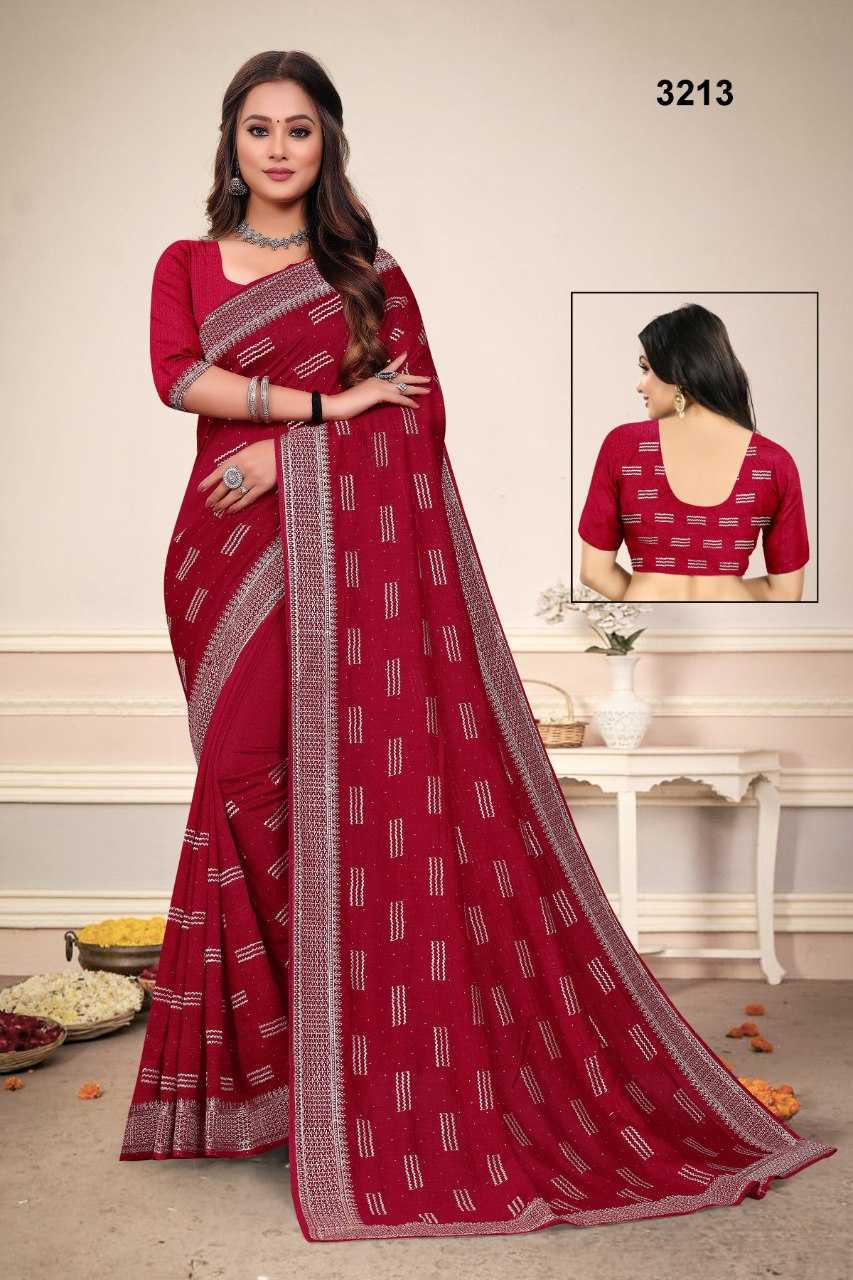 YNF VICHITRA SILK KESH114 3213 SAREES WHOLESALE WORK EMBROIDERED STONE WORK ZARI BORDER SAREES MANUFACTURER