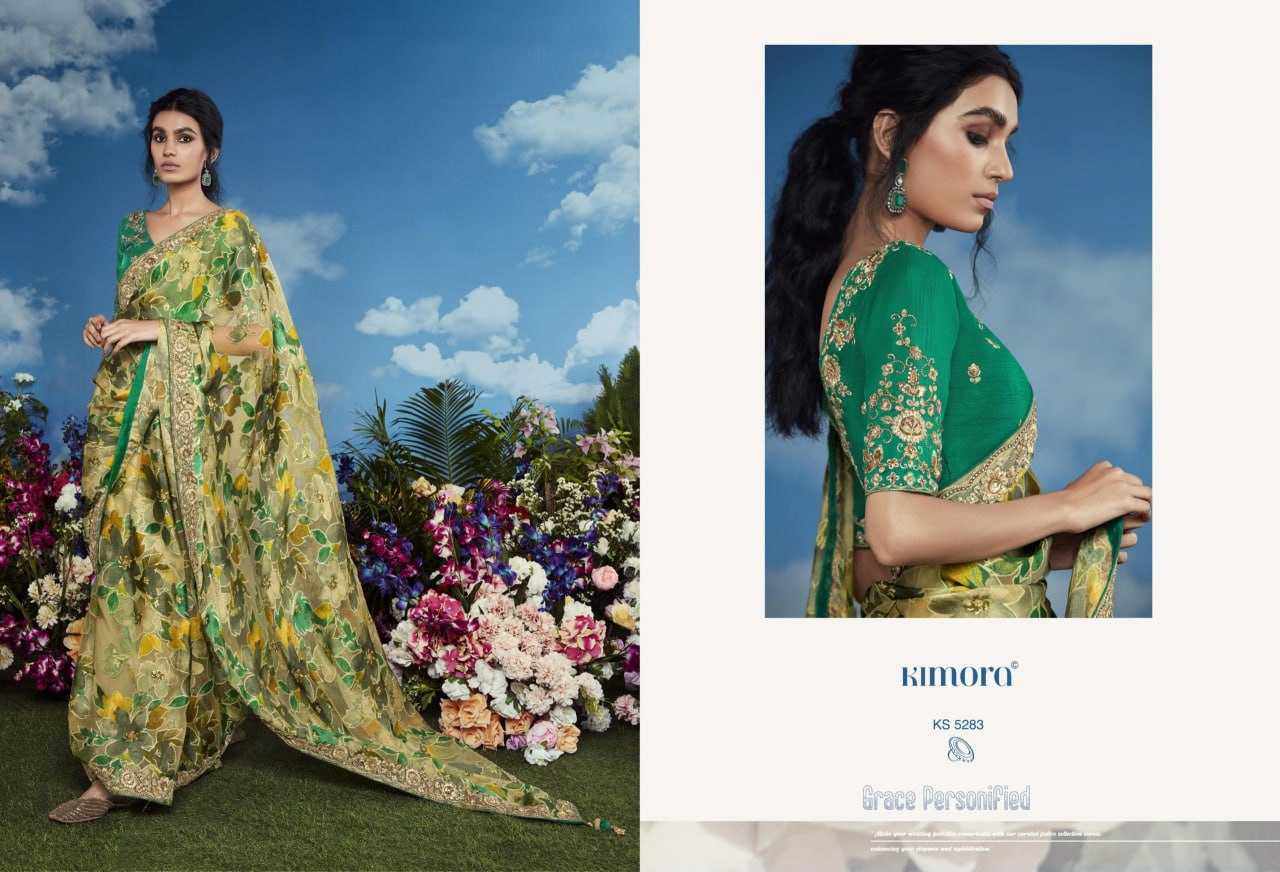 YNF BRASS KESH113 Bagicha CLOTHING BRANDS WHOLESALE KIMORA SAREES MANUFACTURER