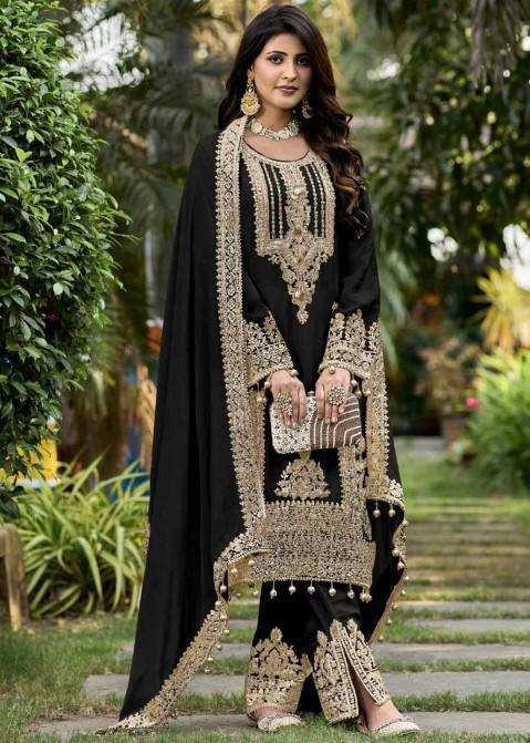 YNF FAUX GEORGETTE KESH139 1628 SUITS & DRESSES WHOLESALE LADIES EMBROIDERY GEORGETTE PARTY WEAR SUITS MANUFACTURER